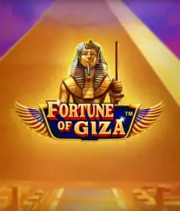 Uncover the timeless world of the Fortune of Giza game by Pragmatic Play, showcasing a stunning depiction of a Pharaoh set against the iconic pyramid backdrop. This graphic conveys the richness of Egyptian history, perfect for fans of Egyptian-themed slots, delivering a fascinating escape.